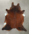 Dark Brindle XX-Large Brazilian Cowhide Rug 7'11
