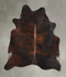 Dark Brindle X-Large Brazilian Cowhide Rug 7'1