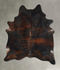 Dark Brindle X-Large Brazilian Cowhide Rug 7'11