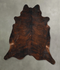 Dark Brindle XX-Large Brazilian Cowhide Rug 8'1