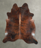 Dark Brindle XX-Large Brazilian Cowhide Rug 7'9