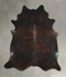 Dark Brindle XX-Large Brazilian Cowhide Rug 8'1