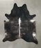 Dark Brindle XX-Large Brazilian Cowhide Rug 7'11