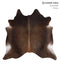 Chocolate X-Large Brazilian Cowhide Rug 6'5