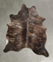 Dark Brindle X-Large Brazilian Cowhide Rug 6'10