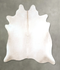 Ivory with Beige X-Large Brazilian Cowhide Rug 6'7