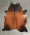 Warm Caramel X-Large Brazilian Cowhide Rug 7'4