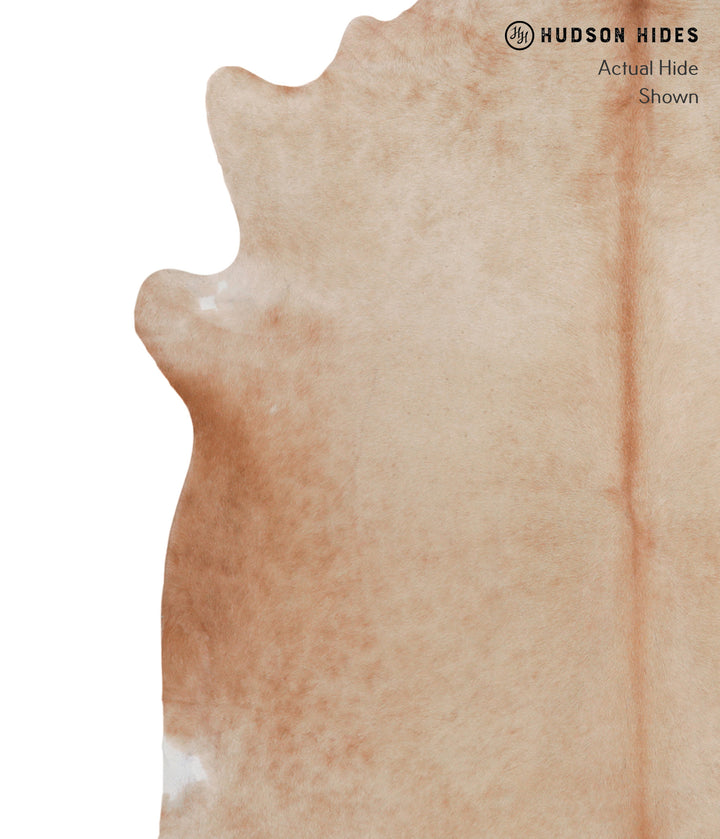 Beige XX-Large Brazilian Cowhide Rug 7'4"H x 6'11"W #A4895 by Hudson Hides