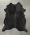 Salt and Pepper Black X-Large Brazilian Cowhide Rug 6'11