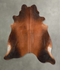 Warm Caramel XX-Large Brazilian Cowhide Rug 7'2