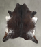 Salt and Pepper Black X-Large Brazilian Cowhide Rug 7'0