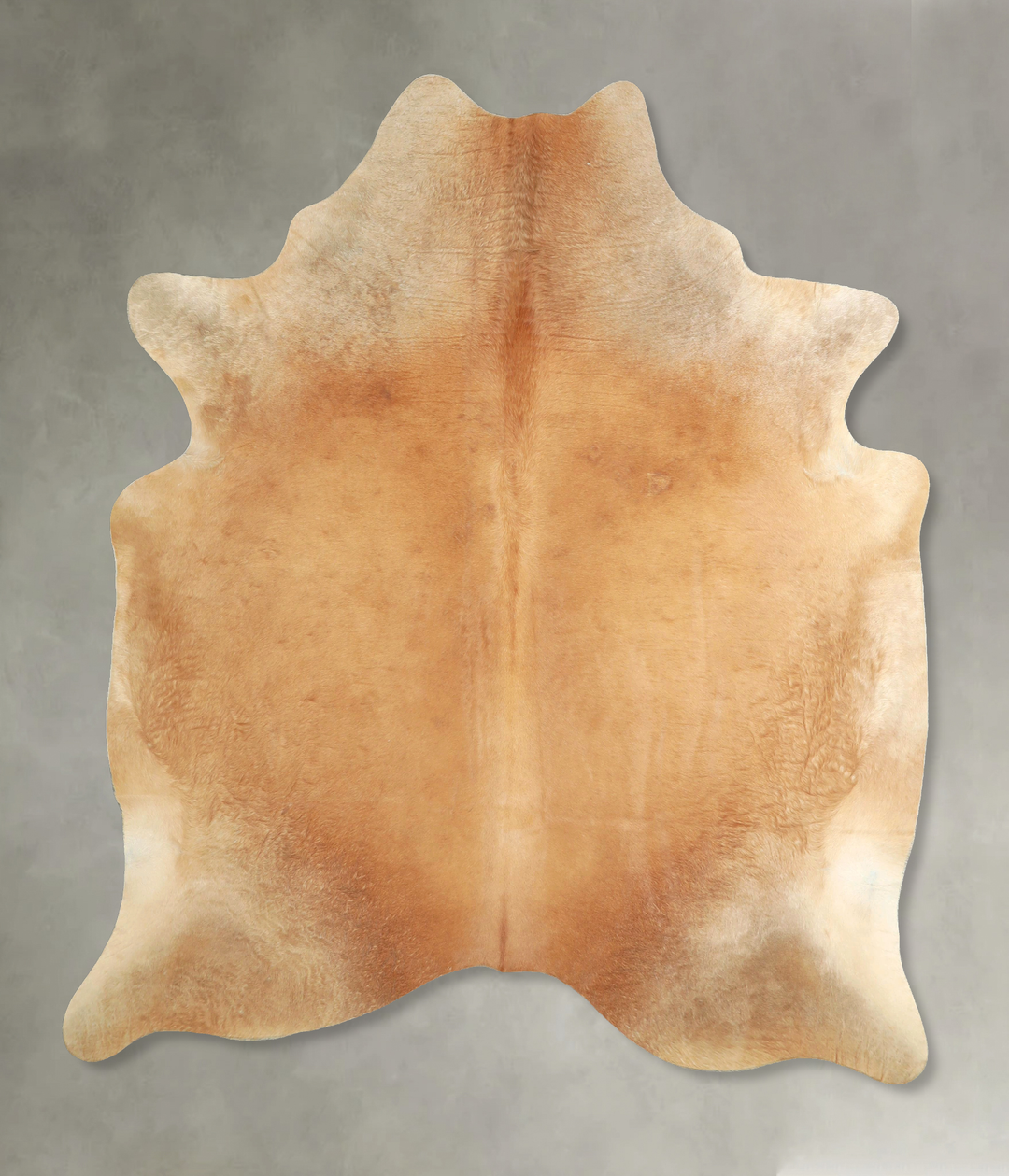 Beige X-Large Brazilian Cowhide Rug 7'2"H x 6'2"W #A49179 by Hudson Hi
