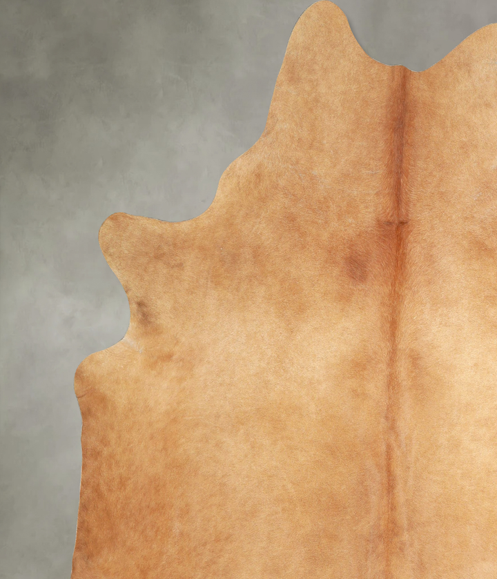 Beige XX-Large Brazilian Cowhide Rug 7'8"H x 6'9"W #A49183 by Hudson Hides