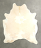 Beige and White XX-Large Brazilian Cowhide Rug 7'10