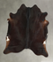 Solid Black X-Large Brazilian Cowhide Rug 7'5