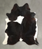 Black and White X-Large Brazilian Cowhide Rug 7'4