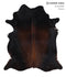 Chocolate X-Large Brazilian Cowhide Rug 6'10