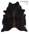 Chocolate X-Large Brazilian Cowhide Rug 7'0