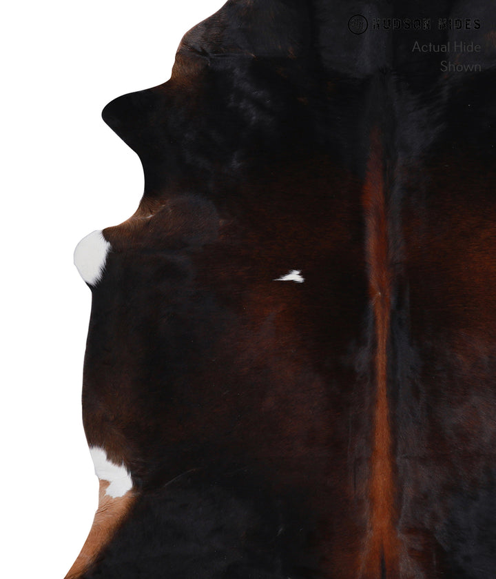 Chocolate X-Large Brazilian Cowhide Rug 6'5"H x 6'4"W #A5108 by Hudson Hides