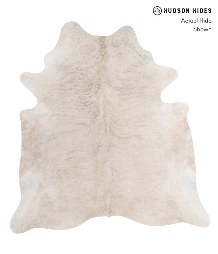 Beige XX-Large Brazilian Cowhide Rug 7'4"H x 6'9"W #A5292 by Hudson Hides
