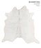 Grey Brindle X-Large Brazilian Cowhide Rug 6'7
