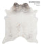 Grey Brindle X-Large Brazilian Cowhide Rug 7'6