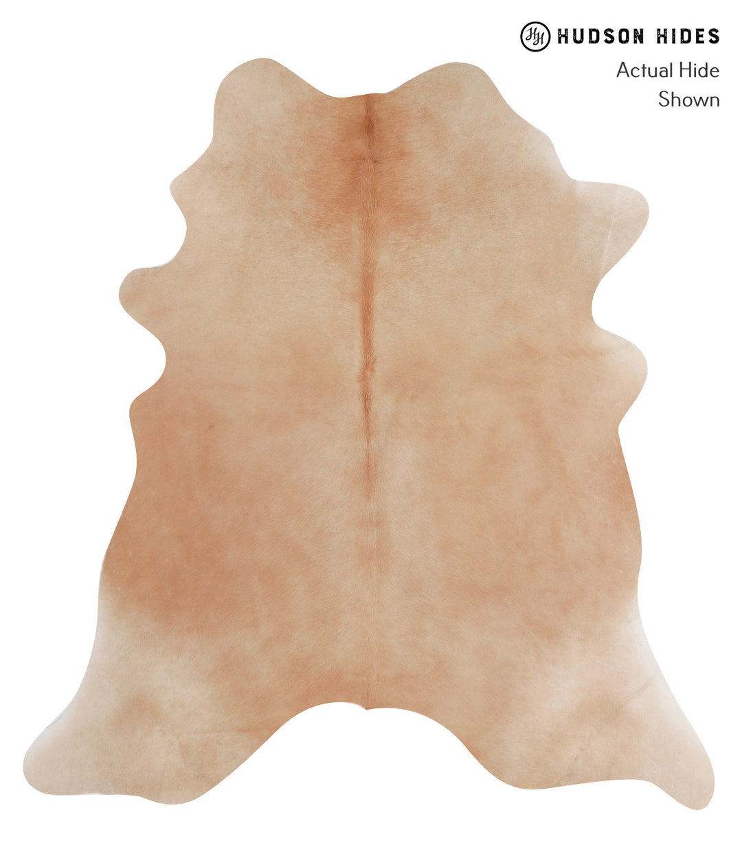 Beige X-Large Brazilian Cowhide Rug 6'10"H x 6'4"W #A7706 by Hudson Hi