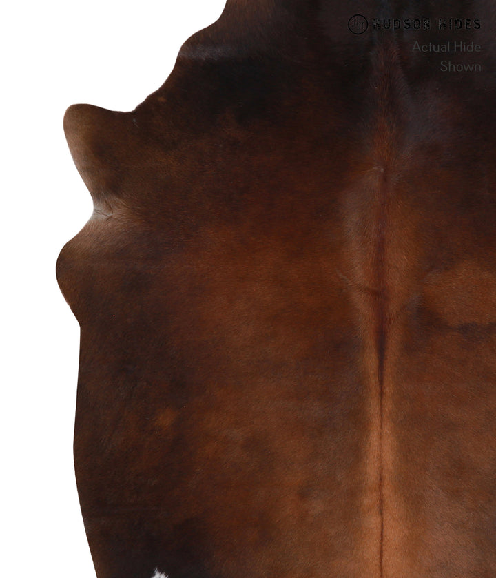 Chocolate Large Brazilian Cowhide Rug 6'9"H x 5'6"W #A7712 by Hudson Hides