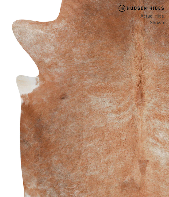 Beige XX-Large Brazilian Cowhide Rug 7'8"H x 7'2"W #A7977 by Hudson Hides