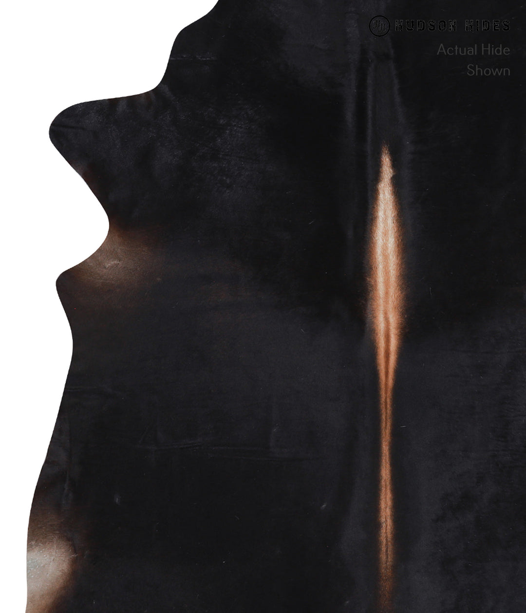 Chocolate X-Large Brazilian Cowhide Rug 7'2"H x 6'6"W #A7996 by Hudson