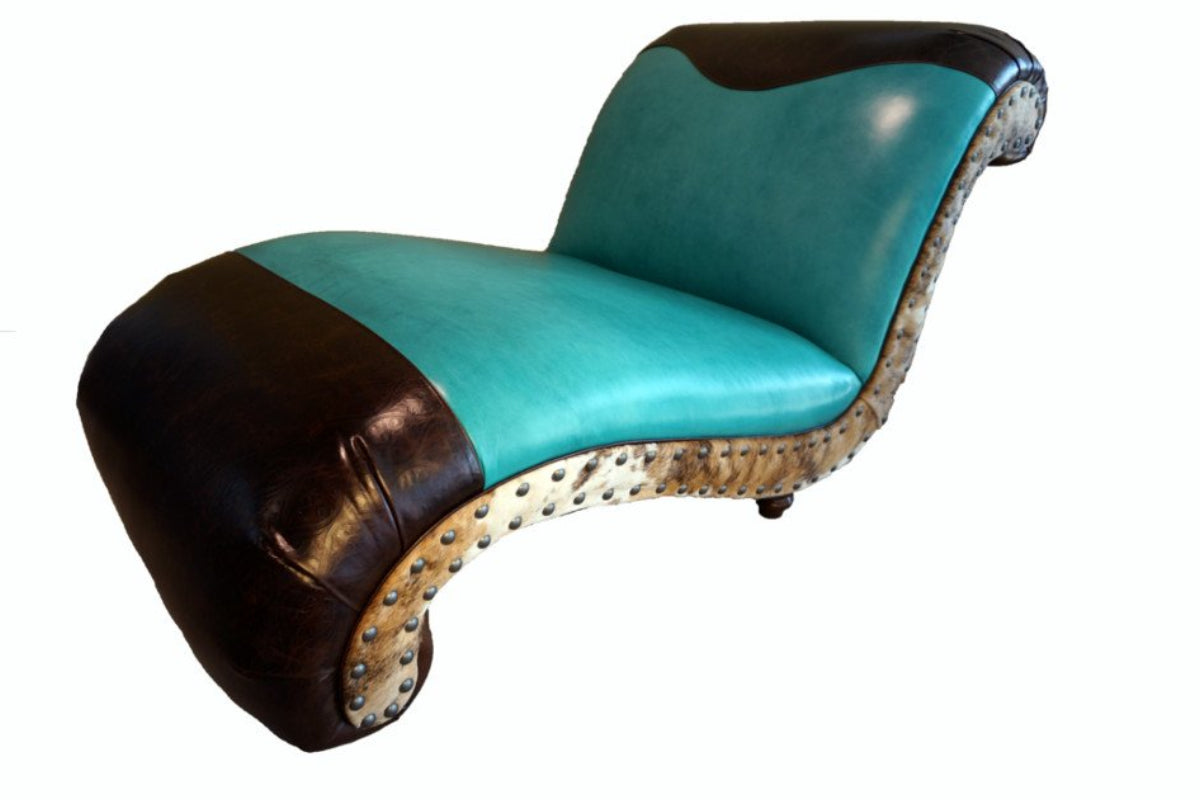 Albuquerque Turquoise Chaise Lounge