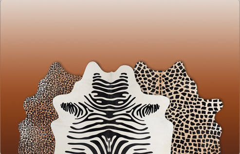 Animal Print Cowhide Rugs