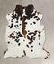 Tricolor X-Large European Cowhide Rug 6'11