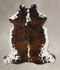 Tricolor X-Large European Cowhide Rug 6'11