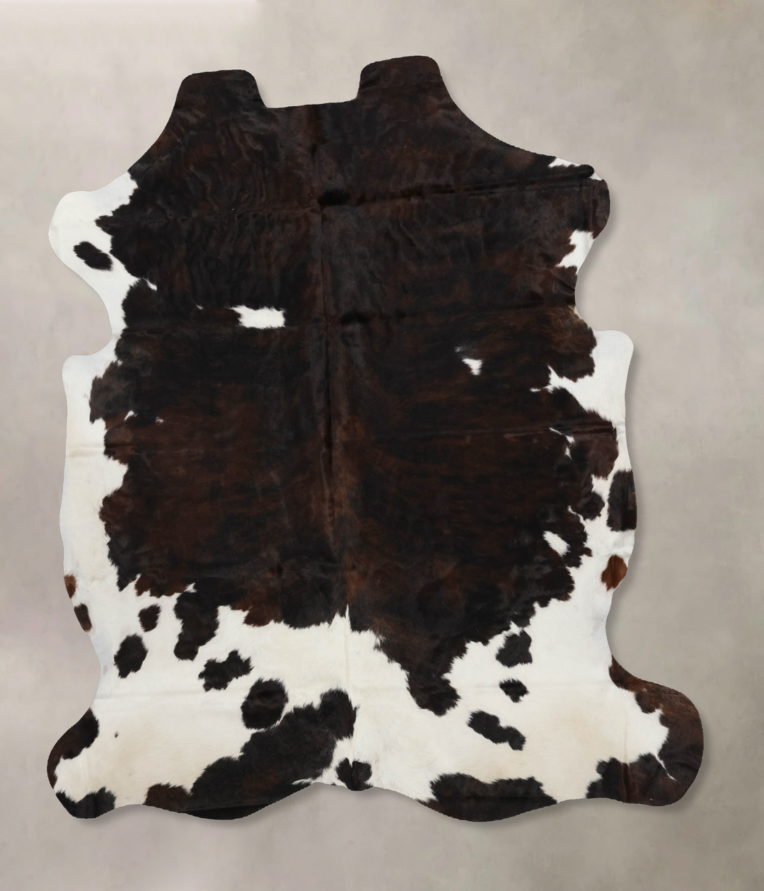 Tricolor X-Large European Cowhide Rug 6'11"H x 5'10"W #B11832 by Hudso