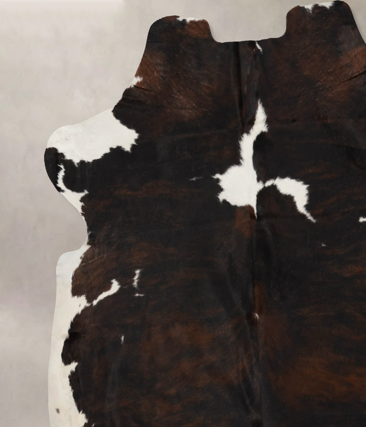 Tricolor X-Large European Cowhide Rug 7'3"H x 6'9"W #B11833 by Hudson Hides