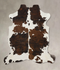 Tricolor X-Large European Cowhide Rug 6'9