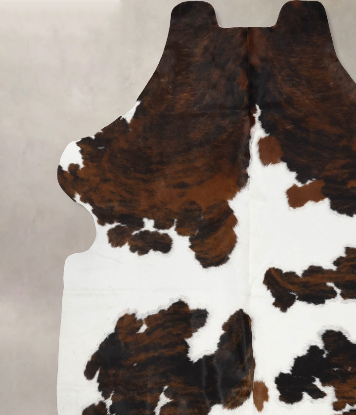 Tricolor X-Large European Cowhide Rug 7'4"H x 6'8"W #B11844 by Hudson Hides