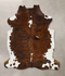 Tricolor X-Large European Cowhide Rug 7'0