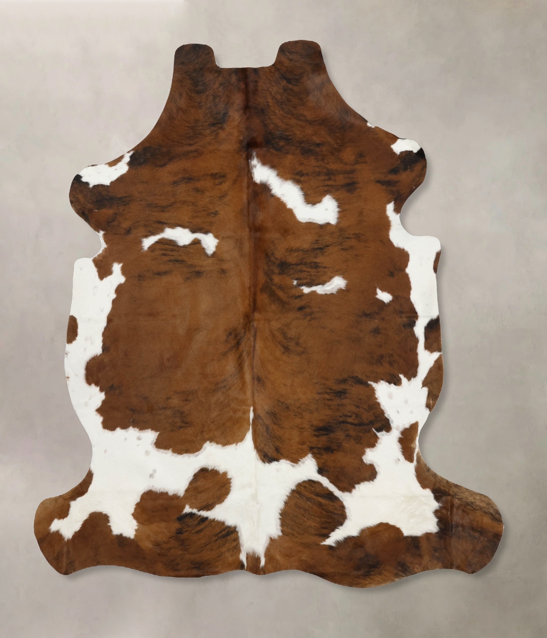 Tricolor X-Large European Cowhide Rug 6'11"H x 6'1"W #B11873 by Hudson