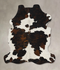 Tricolor X-Large European Cowhide Rug 6'11