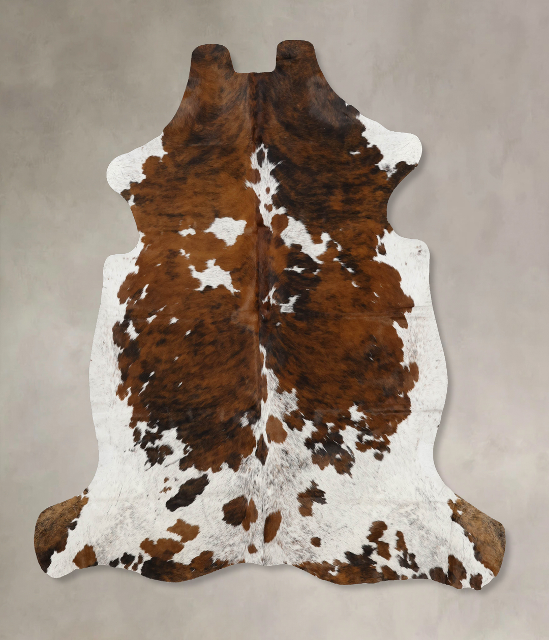 Tricolor X-Large European Cowhide Rug 6'11"H x 6'5"W #B11891 by Hudson