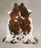 Tricolor X-Large European Cowhide Rug 6'11