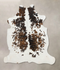 Tricolor X-Large European Cowhide Rug 7'0