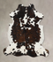 Tricolor X-Large European Cowhide Rug 7'2