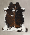 Tricolor X-Large European Cowhide Rug 7'1