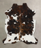 Tricolor X-Large European Cowhide Rug 7'2