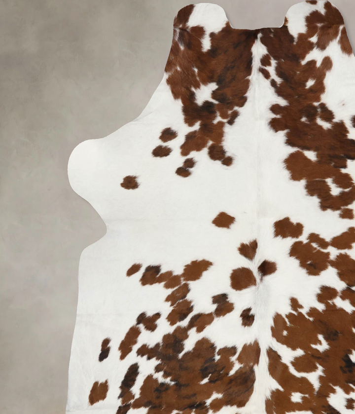 Tricolor X-Large European Cowhide Rug 7'4"H x 6'8"W #B11929 by Hudson Hides