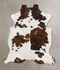 Tricolor X-Large European Cowhide Rug 7'3