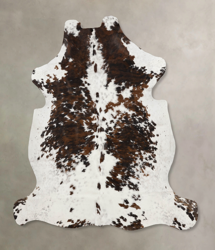 Tricolor X-Large European Cowhide Rug 7'4"H x 6'8"W #B11944 by Hudson Hides